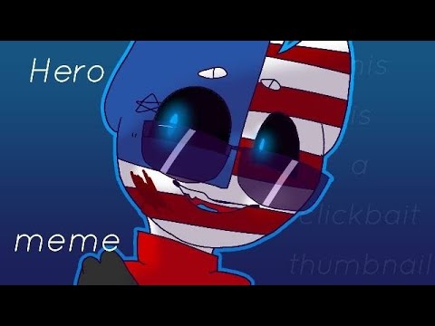 Видео: Hero meme|Flipaclip/Countryhumans America|Loop