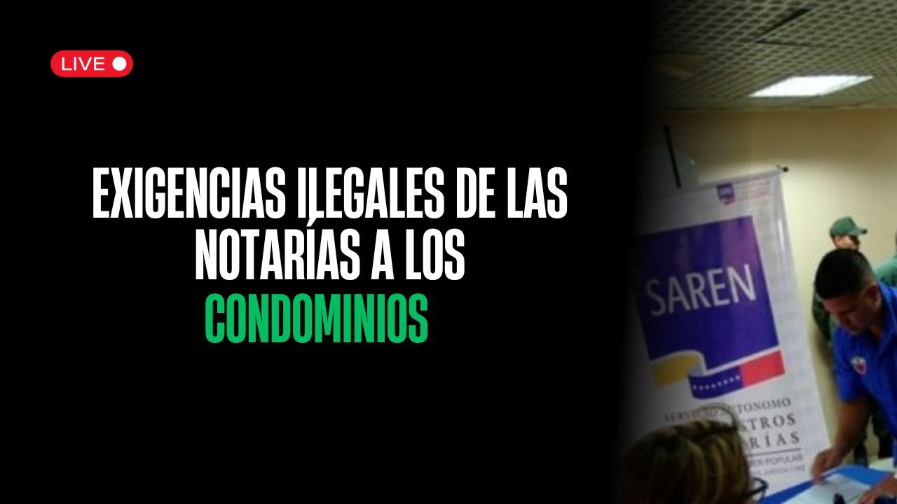 Exigencias ilegales de las Notarías a los condominios; DESAYUNANDO CON PROCONDOMINIOS del 16/9/2025
