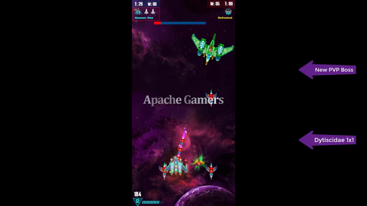 Galaxy Attack: Alien Shooter I New PVP Boss I Dytiscidae 1x1 - YouTube
