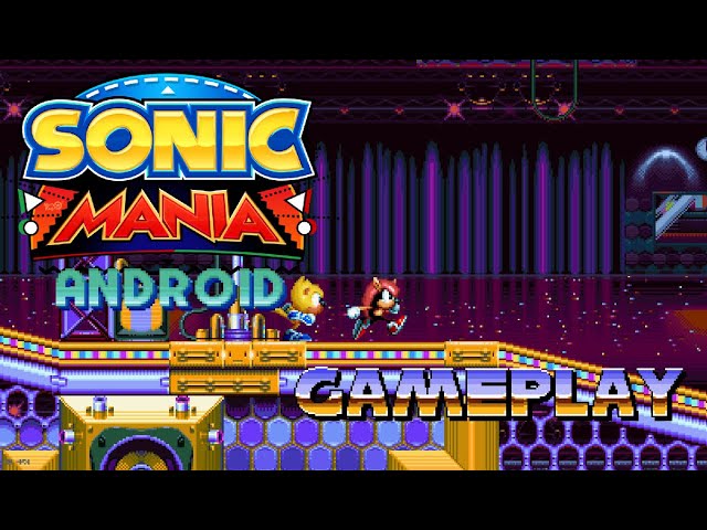 INCRÍVEL!!! SONIC MANIA PLUS MOBILE ANDROID UPDATE 2023 BOTÕES TOUCH  GAMEPLAY 
