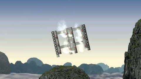 Rocket Ship Escape GamePlay a 2D-ish Indie Physics Game Made in Unity 3D