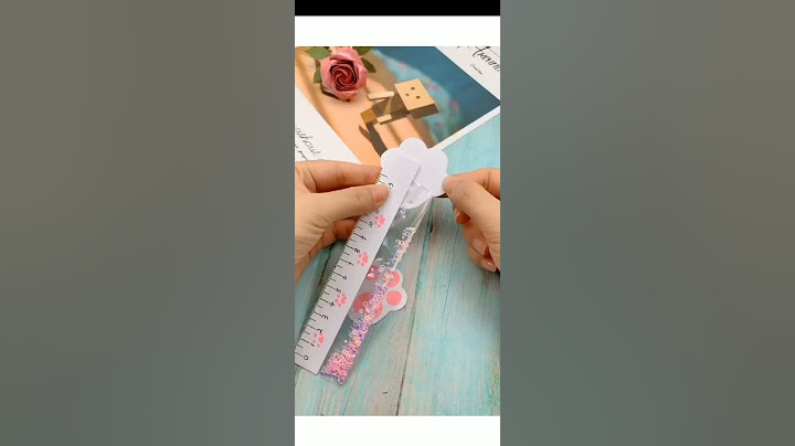 Diy clear glitter ruler 📏/diy scale at home#diy