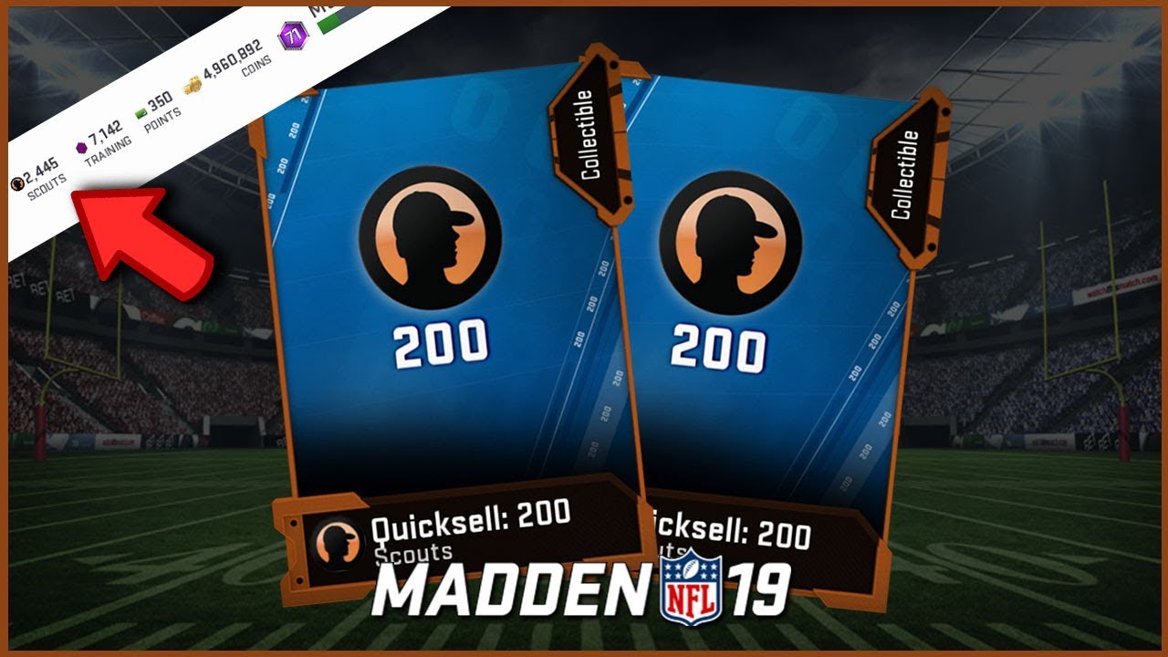 The Cheapest Ways To Buy And Make Scouts Currency In MUT 19