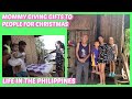 GIVING SPECIAL CHRISTMAS GIFT TO LESS FORTUNATE FAMILY! - THIS IS HOW MY WIFE IS! HEARTWARMING