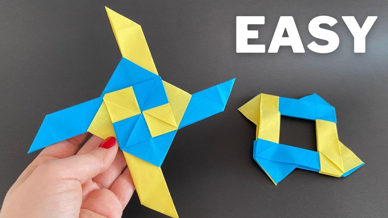 Origami Ninja Star - Easy DIY Origami - PaperPapers Blog