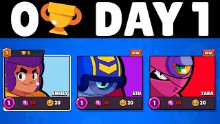 I made a '0 Trophy' account!  22 Free Brawlers!