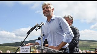 Au mont Mézenc, Laurent Wauquiez prépare la prochaine présidentielle