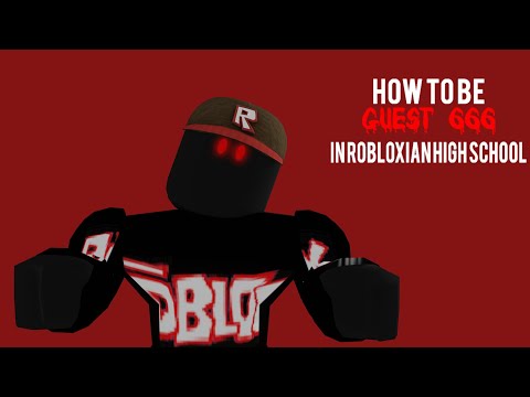How To Be Guest 666 In Robloxian High School Youtube - roblox guest 666 pants