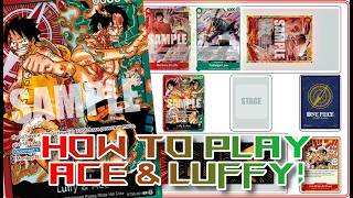 How To Play ST30 Luffy & Ace! || One Piece TCG Guide!