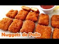 NUGGETS DE POLLO CASEROS//Como hacer una lonchera de Nuggets crujientes para niños!!CRISENLACOCINA