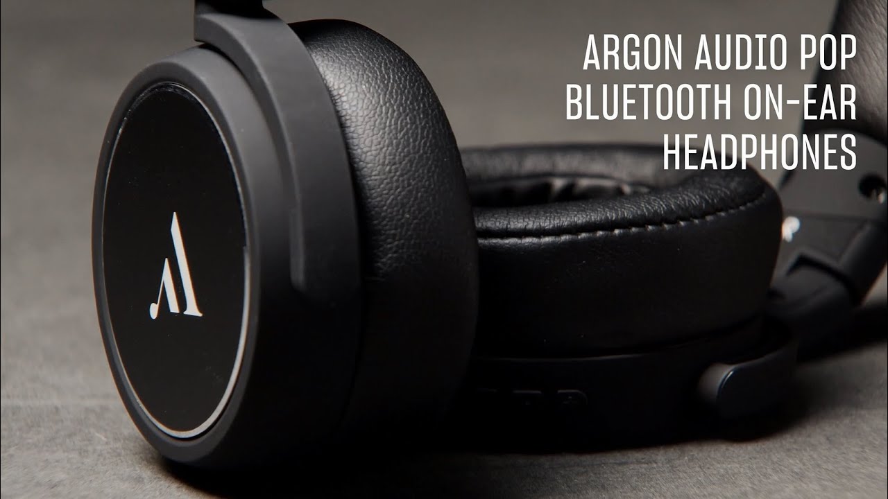 ser godt ud specificere træ Argon Audio POP On-Ear Bluetooth Headphones - Unboxing - YouTube