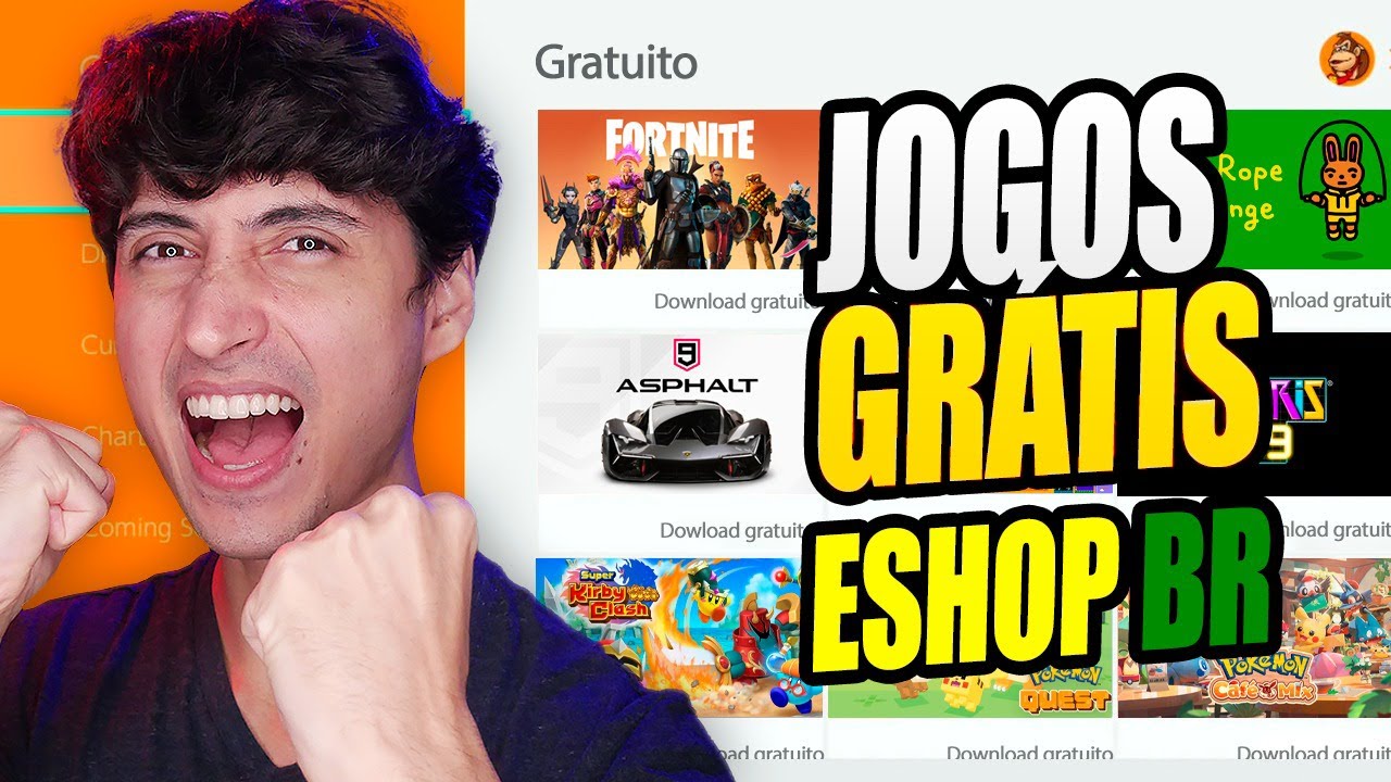 Todos os novos jogos GRÁTIS da eShop Brasil no Nintendo Switch e como  acessar! 