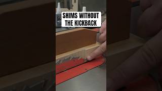 The Safest Way to Cut Shims on Your Table Saw #woodworking #shorts #safety