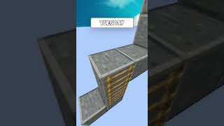 How Long It Feels Like The Week Goes By, But It's MINECRAFT PARKOUR!