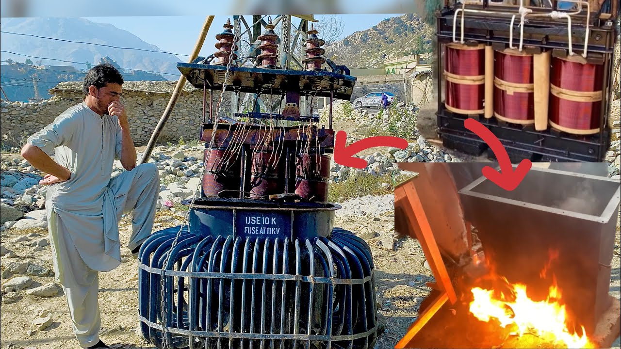 How To Repair 100kva Step down Transformer Restore water Damage High Voltage Transformer