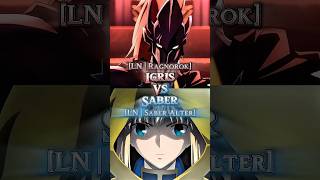 Igris vs Saber | #nasuverse #fategrandorder #saberalter #igrisedit #sololeveling #wisedits
