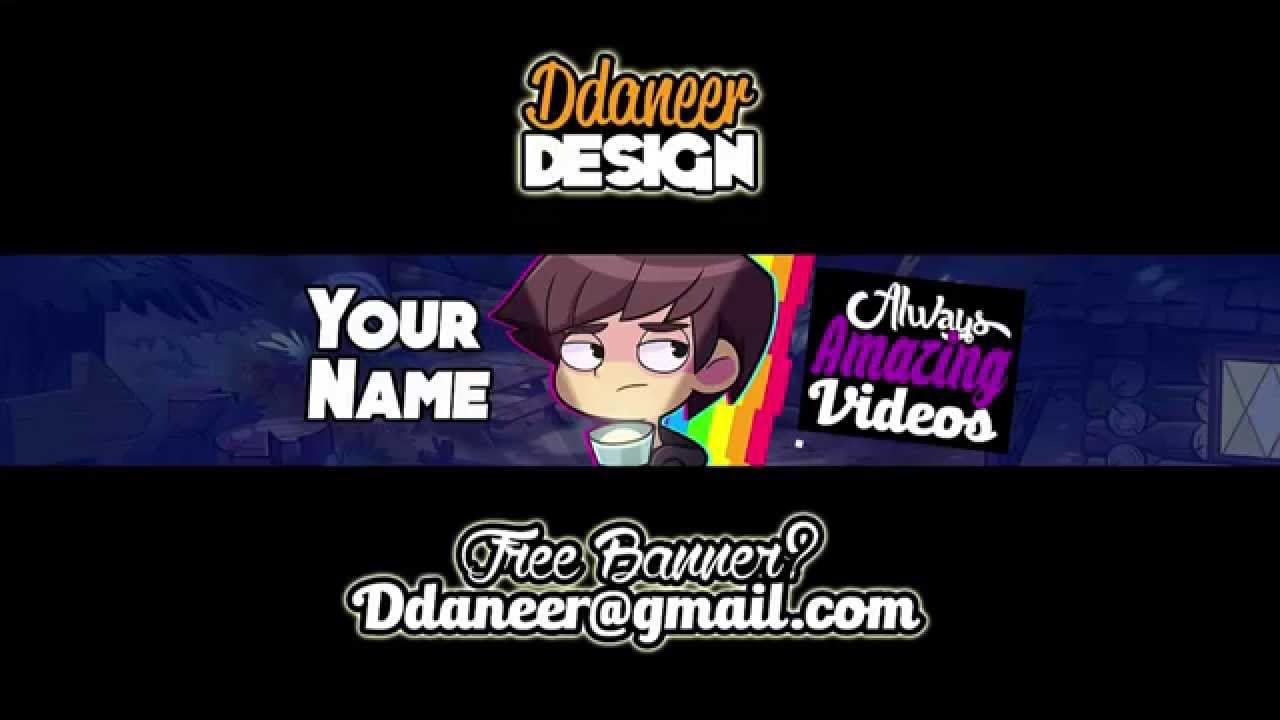 Free Templates - Cartoon Banner - YouTube