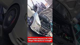Remap RON 95 Tune 2009 Honda Odyssey 2.4L K24 Modified VTEC Engine Stage 1 Remap WHP: 167HP 188TQ