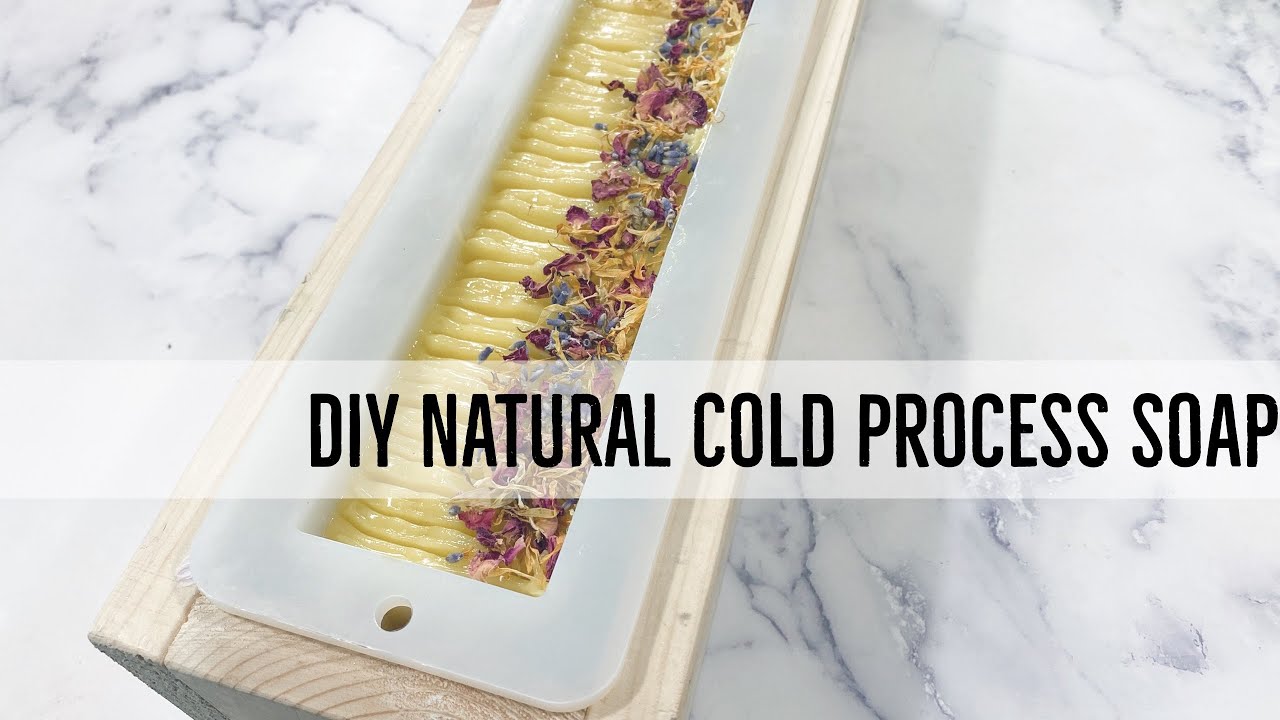 How To Make All Natural Cold Process Soap - YouTube