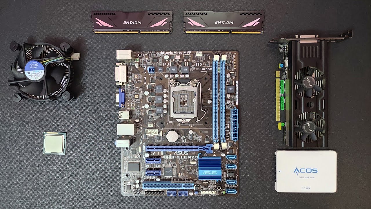 I7 3770 + GTX 1050 Low Budget PC Build Guide - YouTube