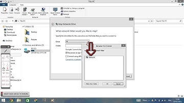 How to make a map network drive windows 8.1