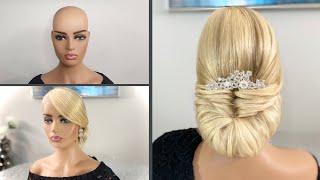 How to Style Enchantop Hair Topper Wedding Updo For Thin Hair | Wedding Hair, Bridesmaids,Party Hair