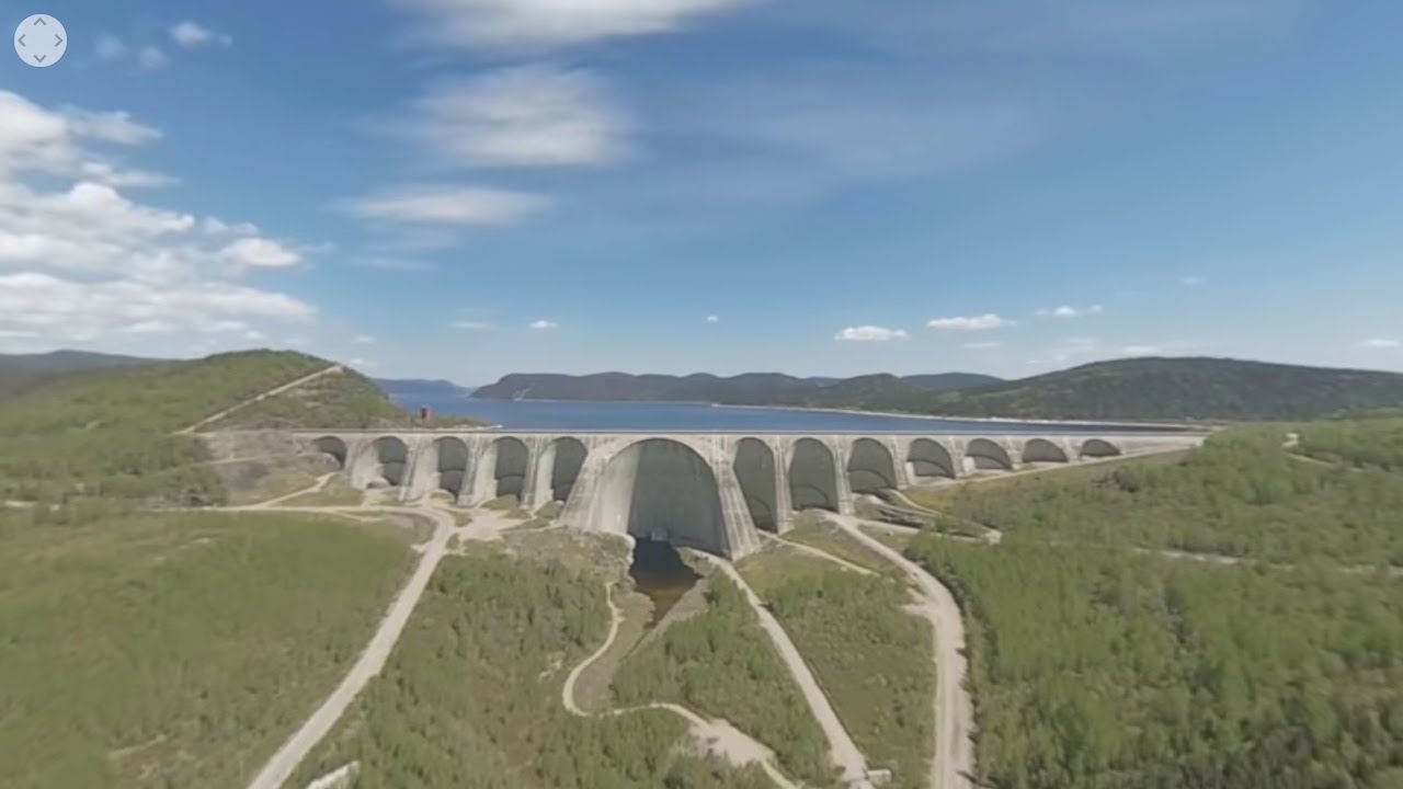 Visite dun barrage hydrolectrique en ralit virtuelle vido 360 4K