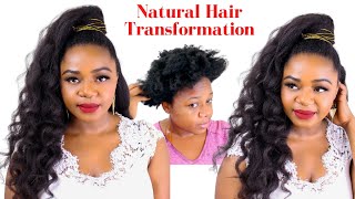 Hairstyles for Natural Hair | Styling Natural Hair Clip-ins | CurlsCurls Seamless Clip-ins by Yasser K 3,548 views 2 years ago 9 minutes, 24 seconds