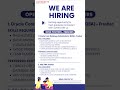 Freshers Hiring Alert 🚀 Oracle DBA & SQL DBA Jobs 2026