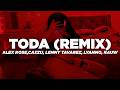 Alex Rose ft. Cazzu, Lenny Tavarez, Lyanno & Rauw Alejandro - Toda (Remix) (Letra)