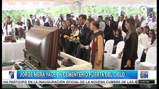 Sepultan restos del ministro de ambiente Orlando Jorge Mera/Emisión Estelar SIN