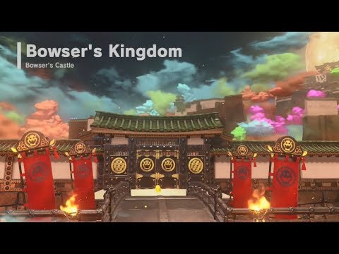 Super Mario Odyssey | Bowser's Kingdom - All Power Moons & Oblong Coins