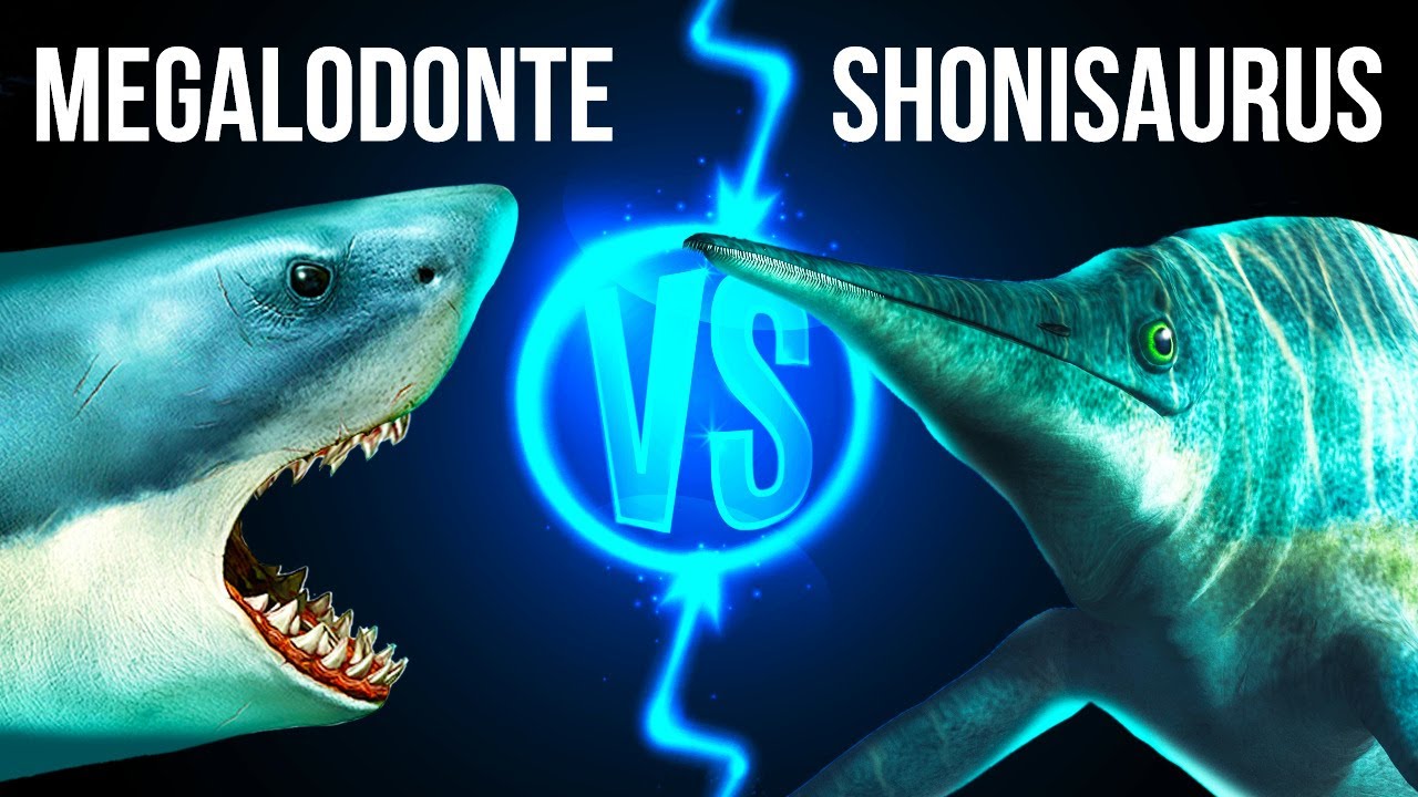 La Resa dei Conti Finale tra il Megalodonte e il più Grande Dinosauro Marino mai Esistito
