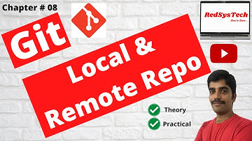 #08 Git local repository | Git Remote repository | Git basics | Git repository | Github | RedSysTech