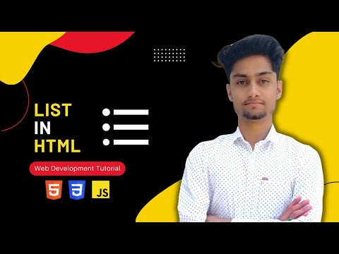 #7 What is List in HTML | HTML List | List Tag | HTML Lists Tutorial | HTML List Type #html #coding
