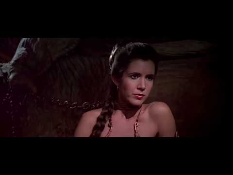 Slave Leia in gold bikini, all scenes