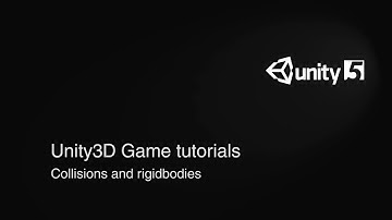 Unity3D - Collisions and rigidbodies
