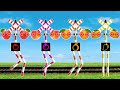 【 踏切アニメ 】 別のふみきりの実に変わる踏切 🍎🍌🍉 Railroad Crossings that turn into Different Fumikiri Fruits!!