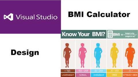 BMI CALCULATOR DESIGN IN VISUAL BASIC | PART 2 | VISUAL STUDIO | PC energy