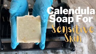 Best Natural Soap for Sensitive  Skin! ￼Calendula &amp; Oatmeal Unscented Soap. Advanced Soap Making.