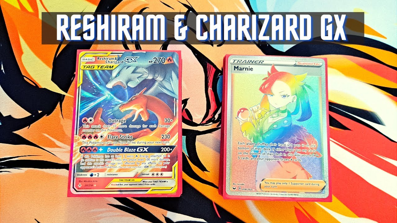 ✪ Pokémon TCG - Reshiram Charizard GX SM11-On! #DECKTEST 