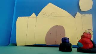 Kingburt and Blobby Wars by Lev and Daliah at Byte Camp - Claymation - Summer 2025!
