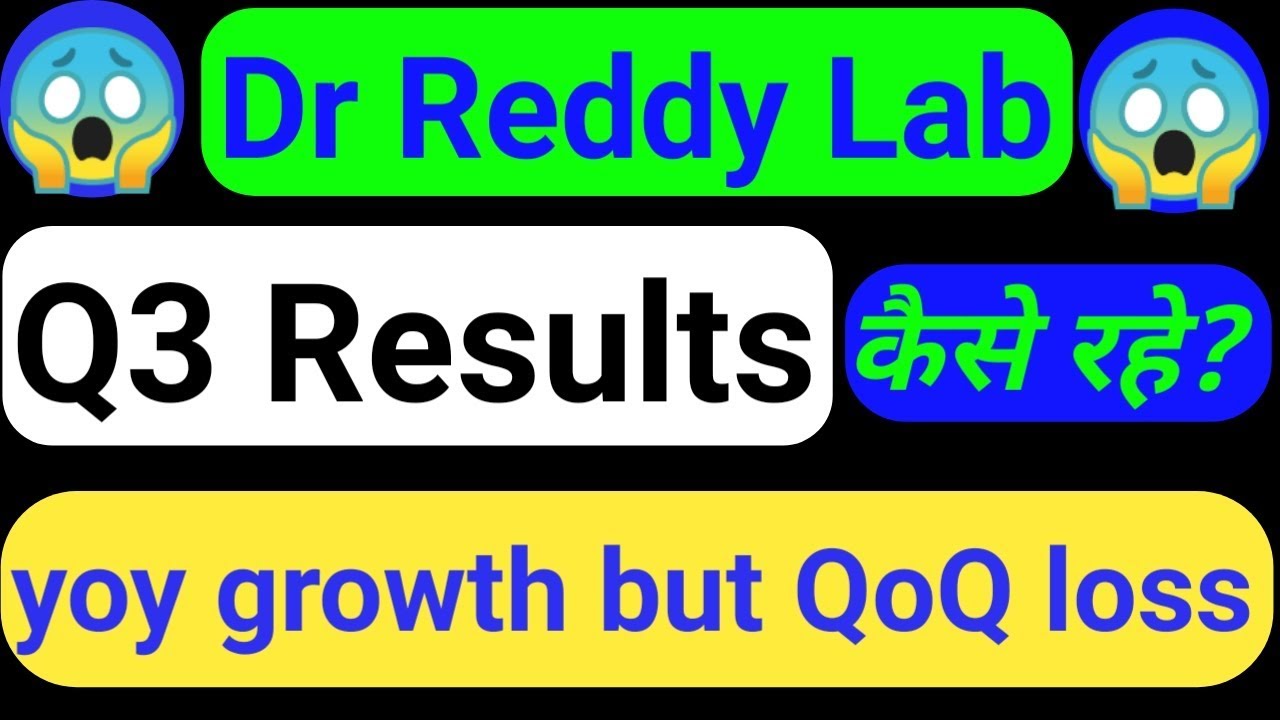 Dr reddy Q3 results ..Dr reddy today news...By dk technical - YouTube
