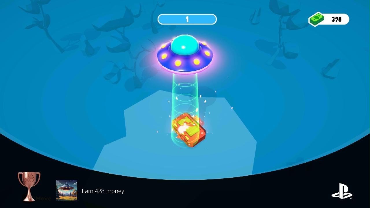 UFO Builder Earn 428 Money trophy PlayStation 5 PS5 Game Guide adventure simulation Action