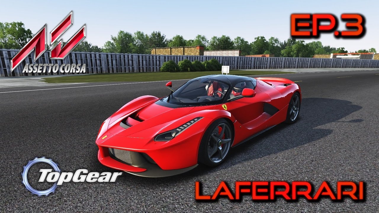 Assetto Corsa Top Gear Test Track Laferrari Ep 3 60fps Youtube