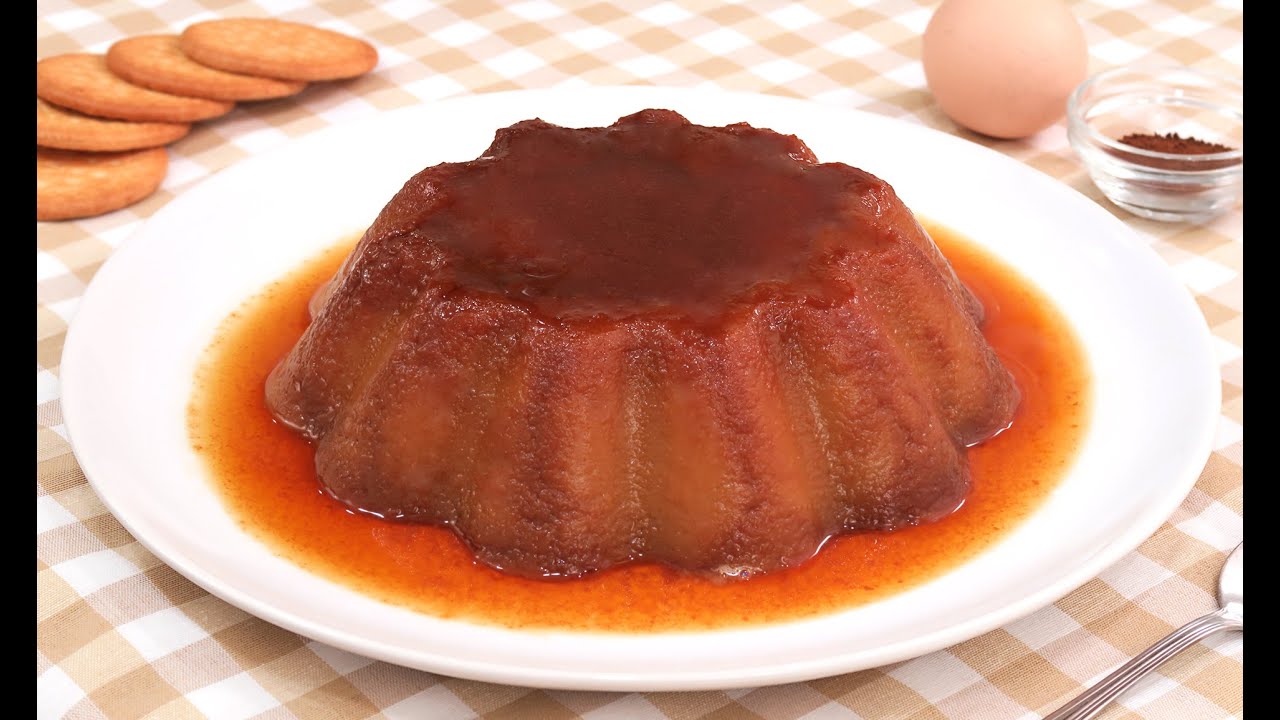 Flan de Café y Galletas al Microondas | Sin Horno!