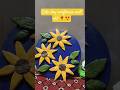 Handmade Clay Flower Decor| Quick Art #shorts #diy #trending #viral #viralshorts #clayart #homedecor