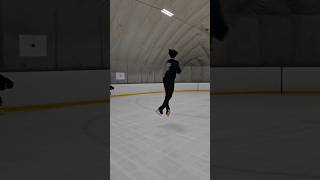 Double Axels on a foreign rink. I&#39;m trying to get in shape for competitions again. Let&#39;s goo! ⛸️✨️