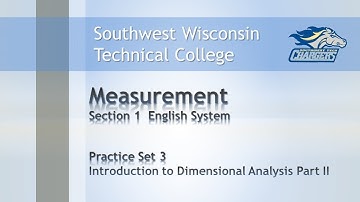 College Math – Measurement Chapter Practice Set 3, “Introduction to Dimensional Analysis Part II”.