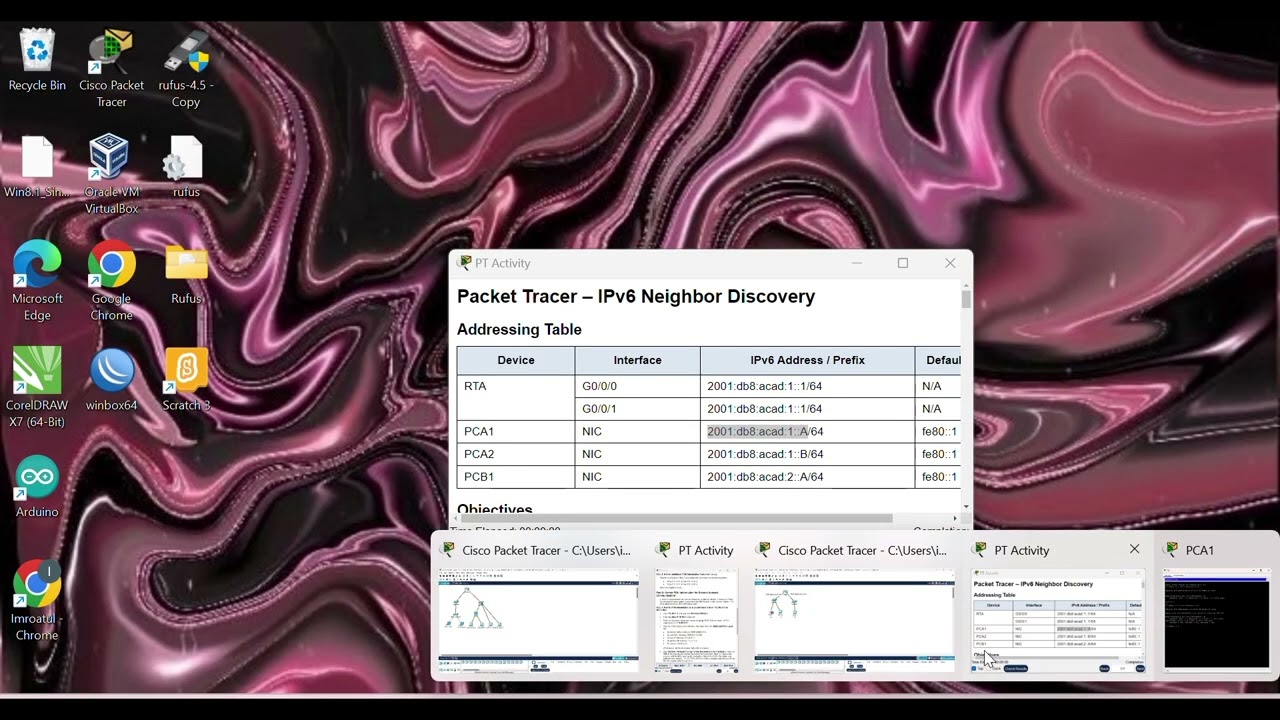 9.3.4 Packet Tracer - IPv6 Neighbor Discovery